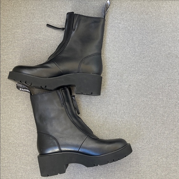 Camper Milah Zip Boots Black - Picture 5 of 9